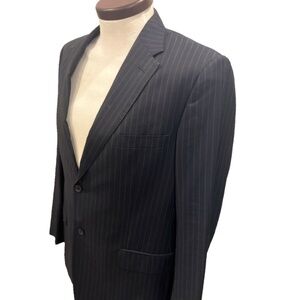 Valentino classic blazer virgen wool navy